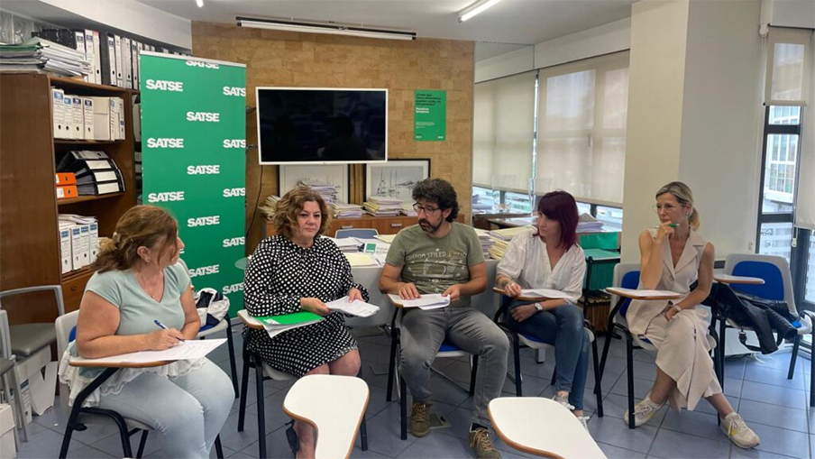 Reunión en la sede de SATSE con el Colegio de Fisioterapeutas